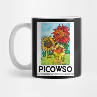 Cats Pretending to be Sunflowers Mug